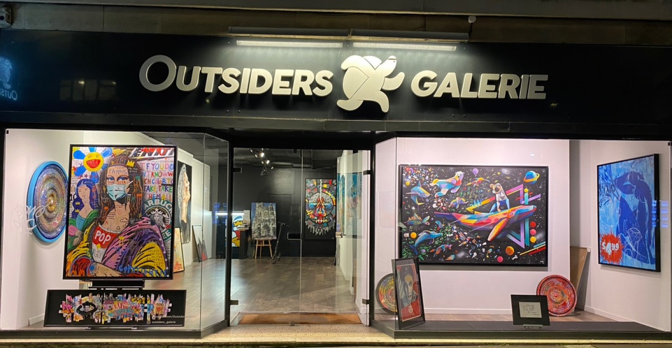 Les locaux actuels de la galerie Outsiders.