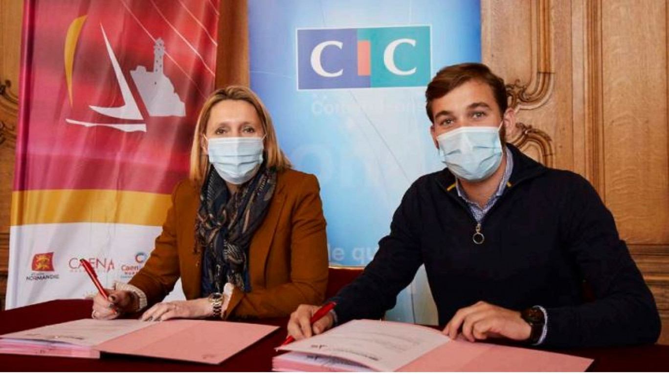 Anne-Sophie Van Hoove, directrice générale de CIC Nord Ouest et Robin Mauvais, Sirius Evénements. (Photo Anne Beaugé)