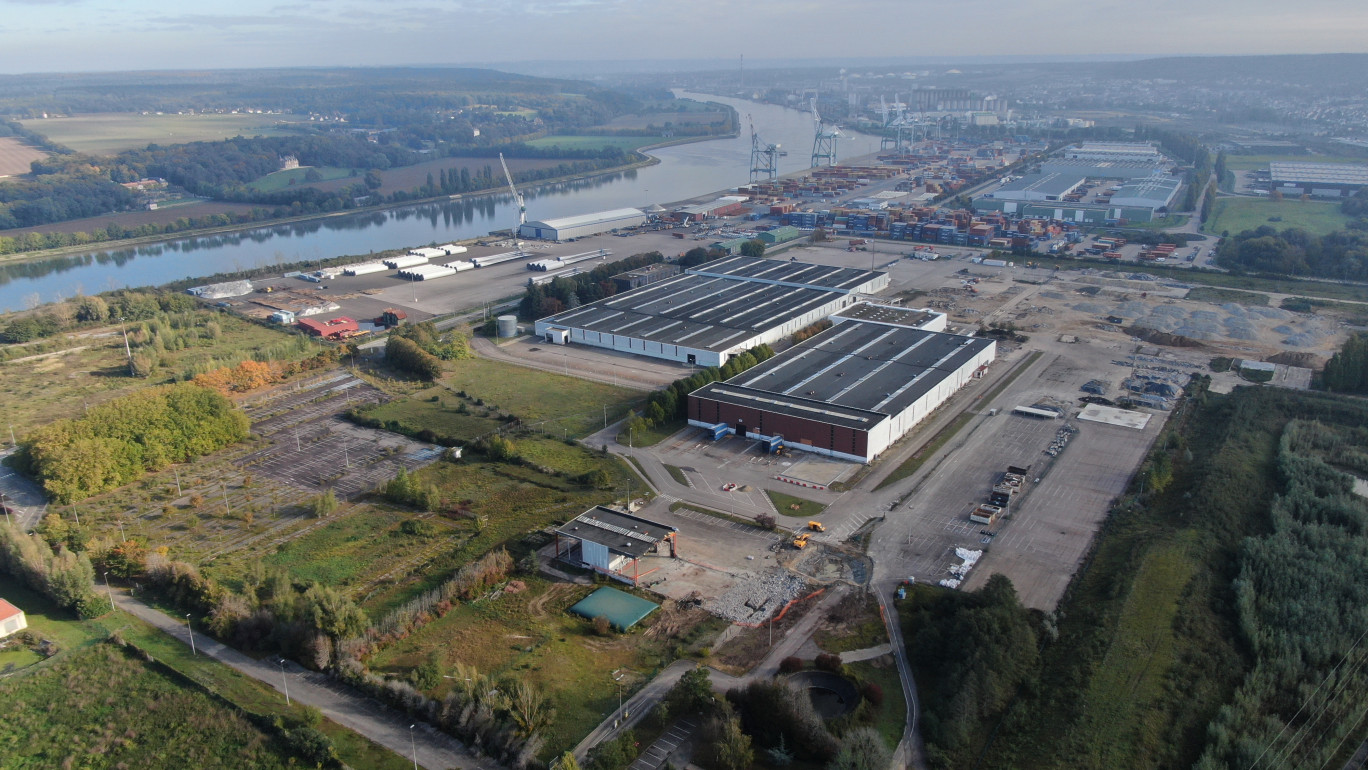 La plateforme bénéficie du pack rebond, concourant à raccourcir les délais de réalisation des projets portés par les investisseurs. (© Haropa Port de Rouen)
