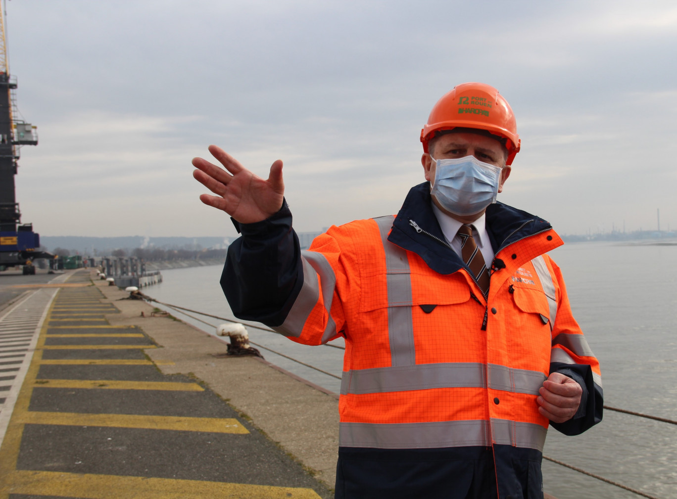 « Ce petit terminal, destiné au trafic maritime et fluvial, est particulièrement dynamique et possède de nombreux avantages stratégiques » explique Ludovic Grabner. (© Aletheia Press / Lætitia Brémont)