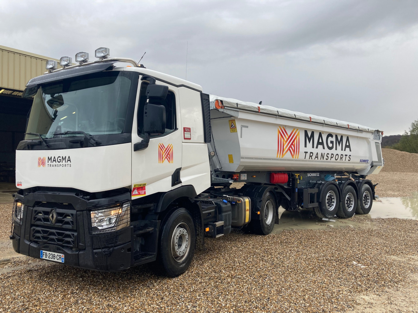 Magma Transports est une société de transport, nouvellement installée à Beuzeville-la-Grenier. (Photo Magma Transports)