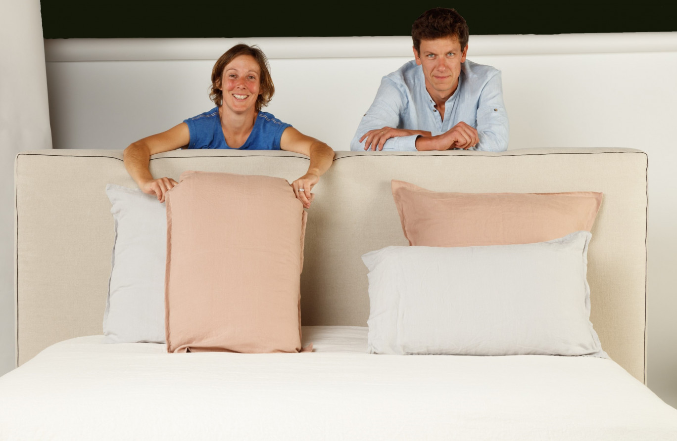 Embrin est une marque de linge de maison créée par Camille et Alexis Ménager. (Photo Embrin)