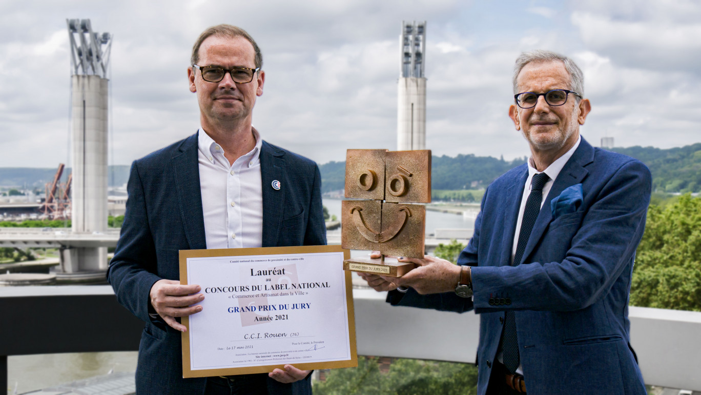 La CCI Rouen Métropole décroche le Grand prix du jury. (Photo CCI Rouen Métropole)