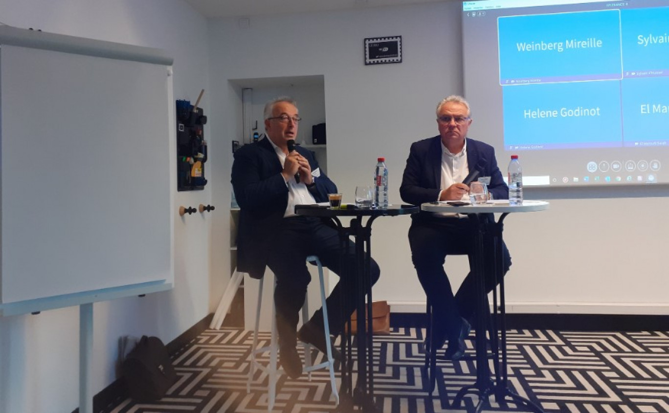 Photo : Anne DAUBREE pour DSI De gauche à droite, Christian Terrassoux et Pascal Boulanger