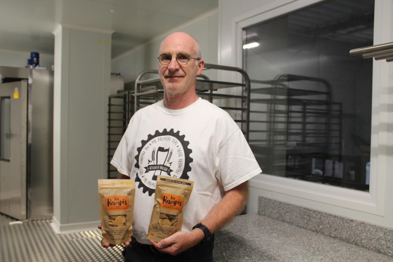 Thierry Masurier, cocréateur des biscuits Les Rescapés. (© Aletheia Press / L. Brémont)