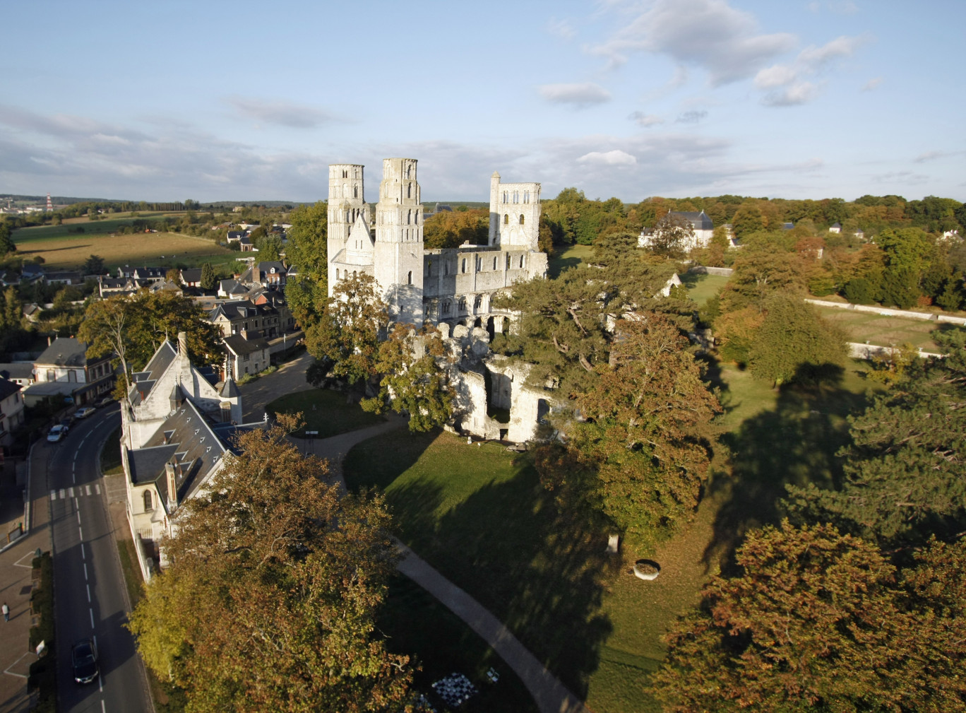 L'office de tourisme de Jumièges a connu une hausse de fréquentation de 29%. (Photo d'illustration Abbaye de Jumièges)