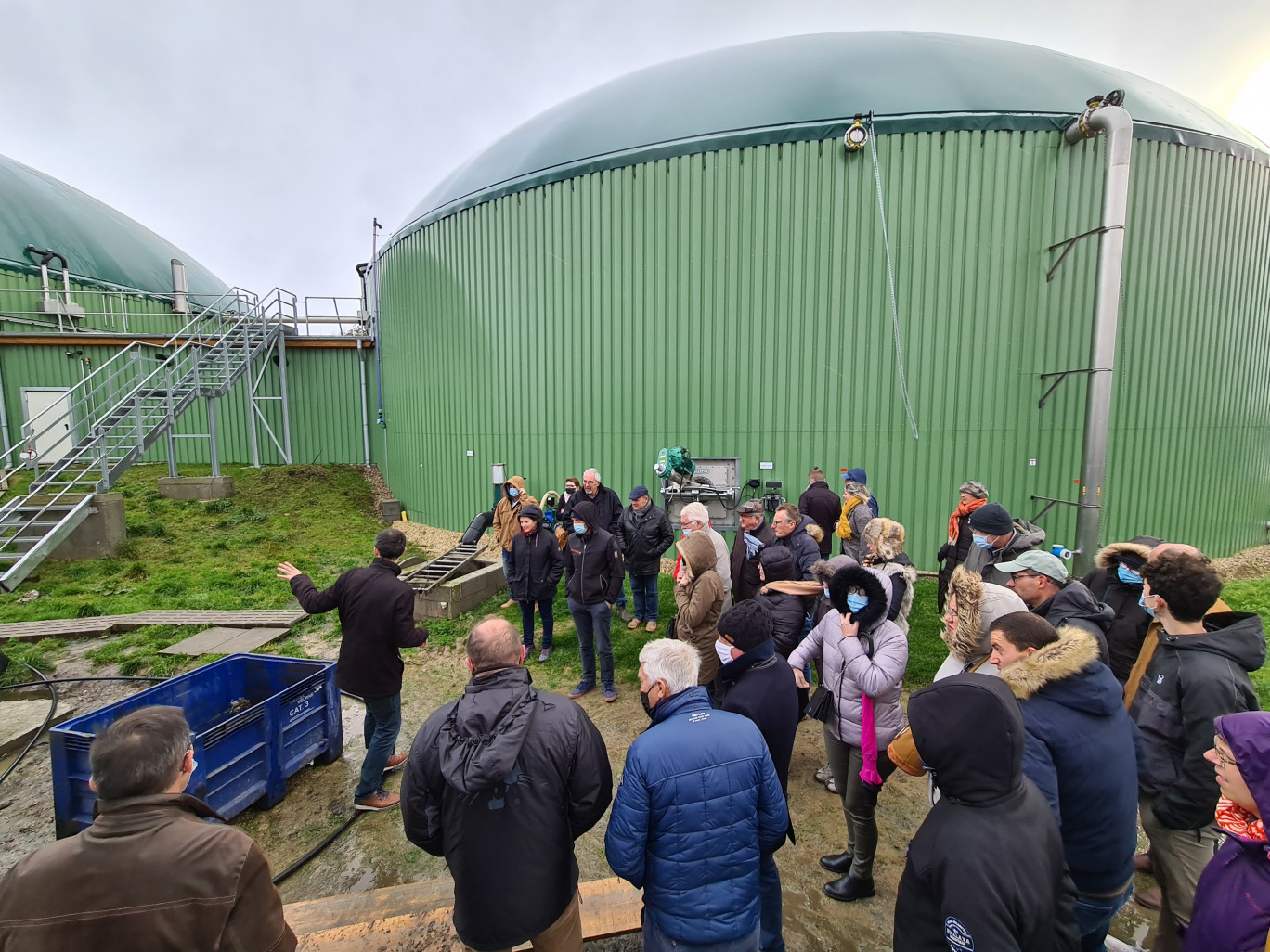 La production annuelle de E'Caux Biogaz équivaut à la consommation annuelle de 2 000 foyers chauffés au gaz. (Photo GRDF)