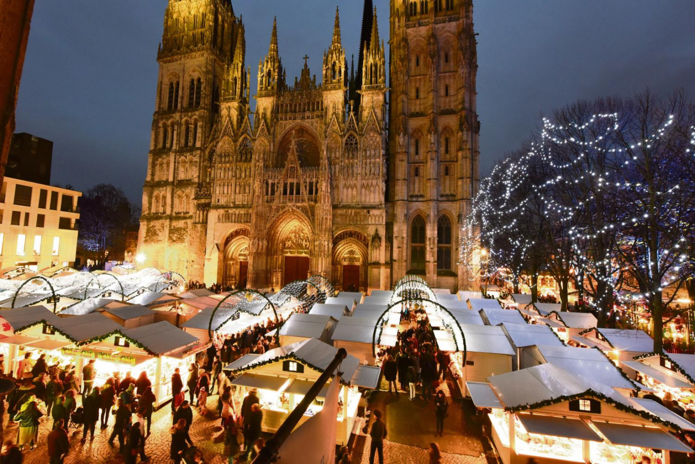 La 13e édition de Rouen Givrée a démarré jeudi 25 novembre. (© Ville de Rouen).