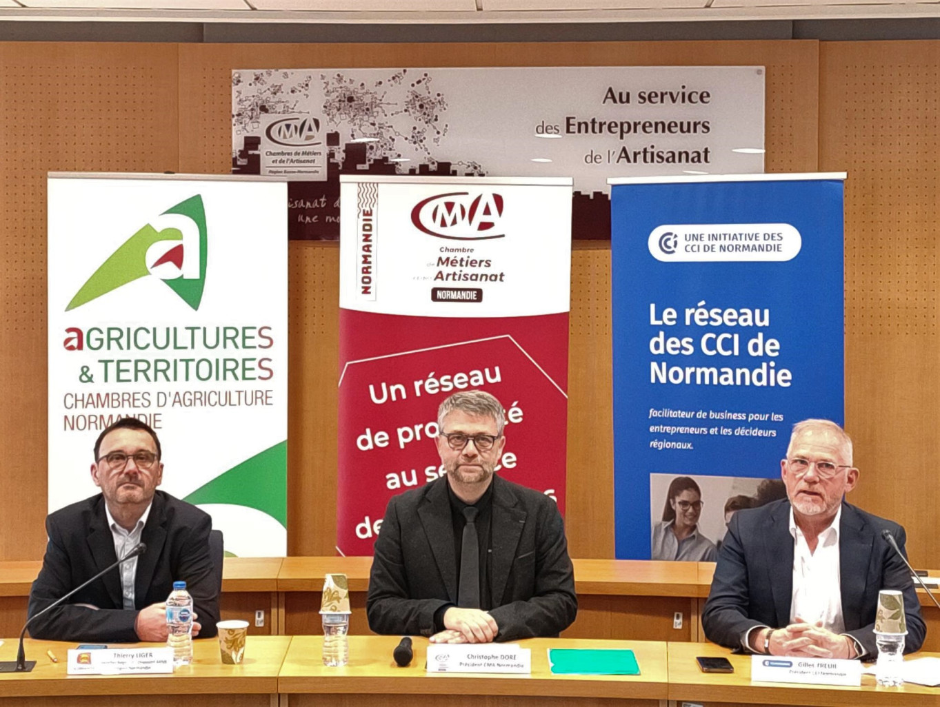 La Chambre régionale d'Agriculture, la Chambre des métiers et de l'artisanat ainsi que la Chambre de commerce et d'industrie mettent en place des actions communes face aux conséquences de la guerre en Ukraine.