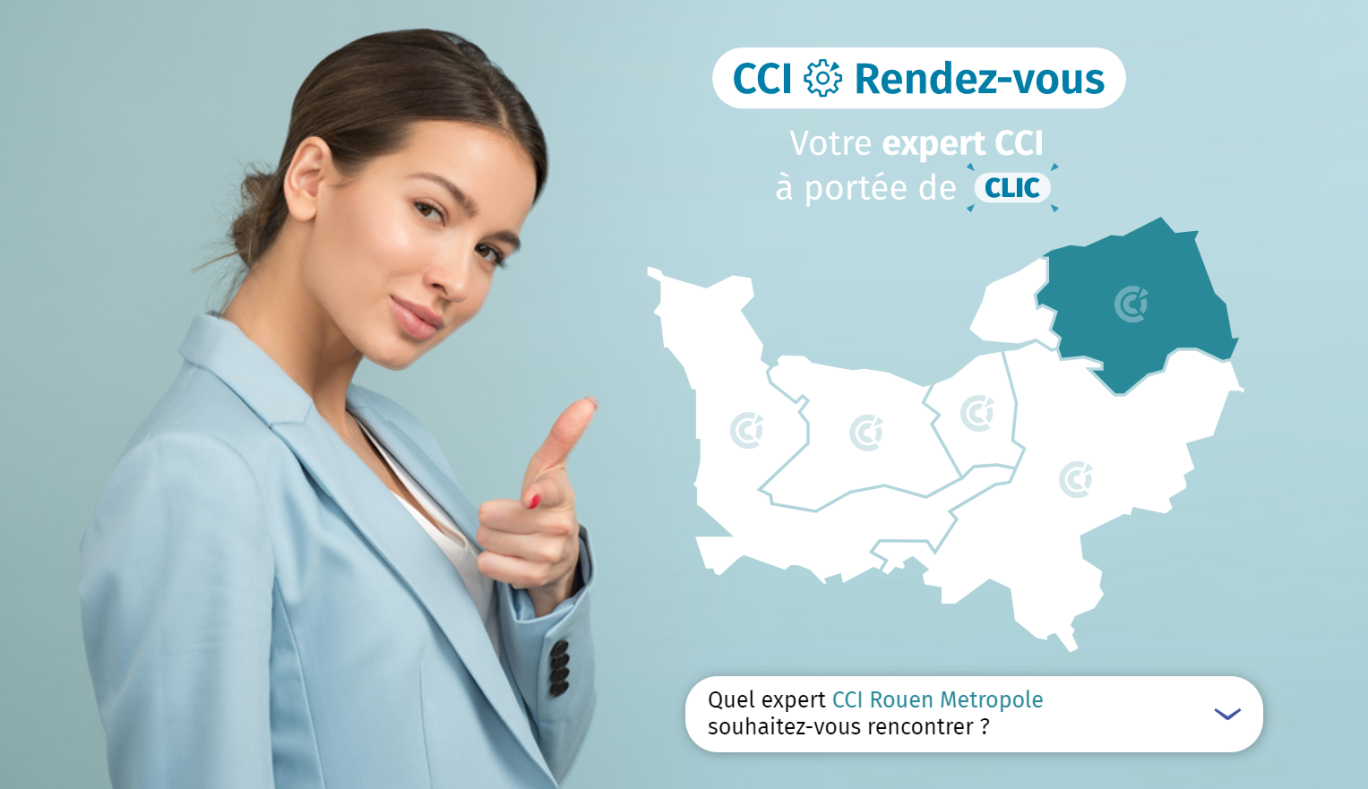 Capture d'écran site web CCI Rouen Métropole