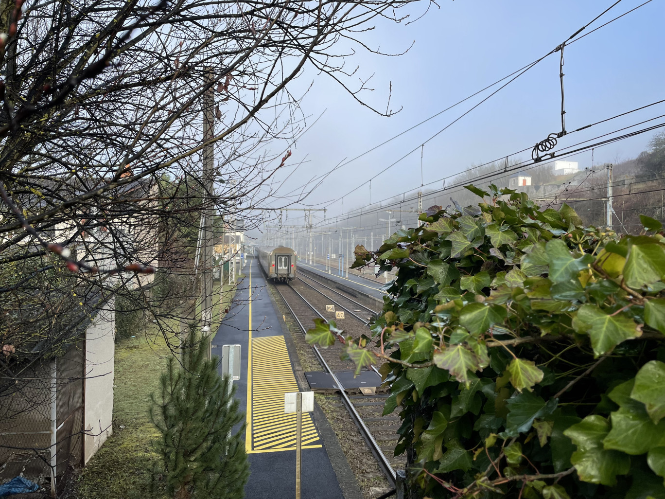 Une gare (Argenton/Creuse).