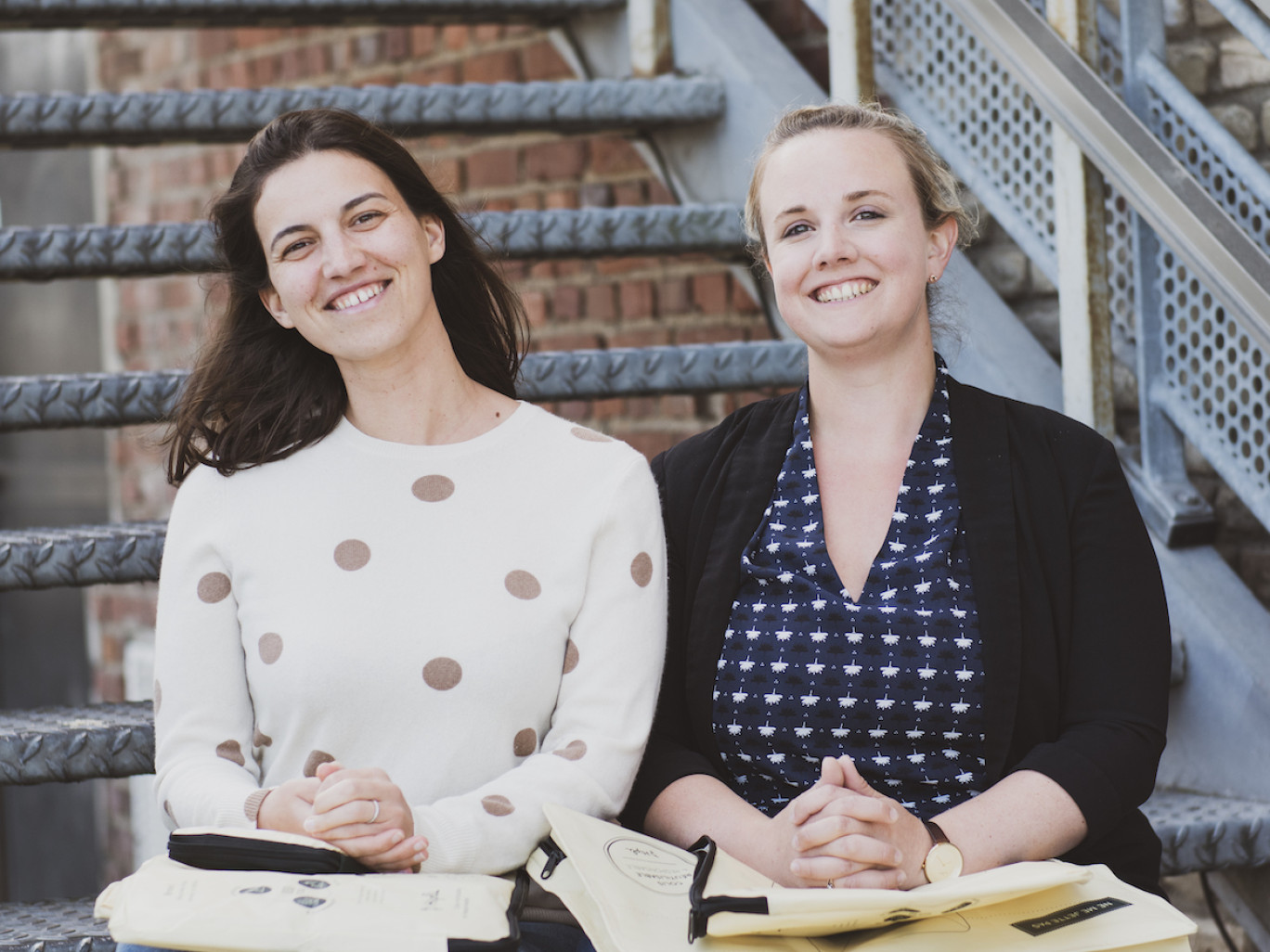 Anne-Sophie Raoult et Léa Got, cofonadratices. (© Caroline Lelièvre / Hipli)