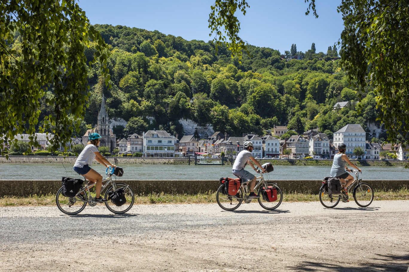 La Seine à vélo a été récemment classée parmi les 25 destinations incontournables en 2022 par National Geographic. © David Darrault