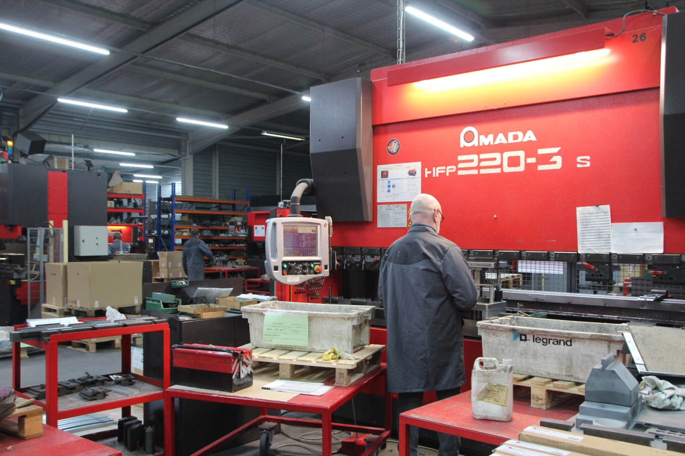 Gault Industries dispose d’un important parc de machines à commande numérique. (© Aletheia Press / B.Delabre)