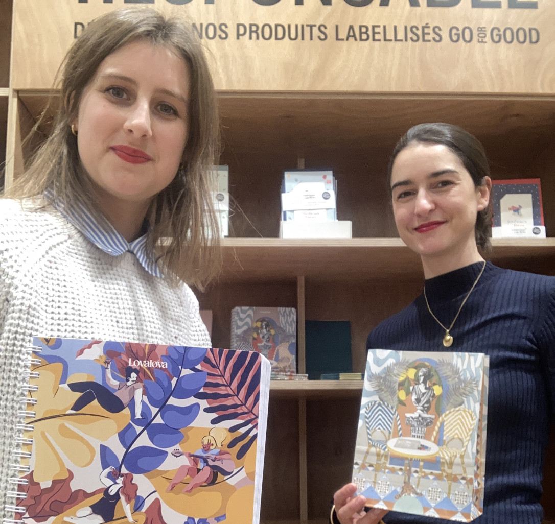 Flavie Bénard et Anne-Charlotte Bouchet sont les fondatrices de Lovalova.