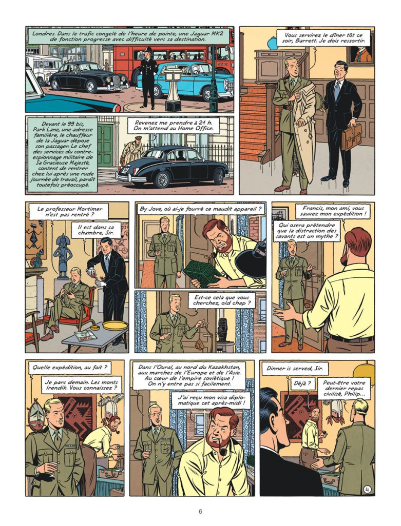 Quelques planches de la BD "Huit heures à Berlin".