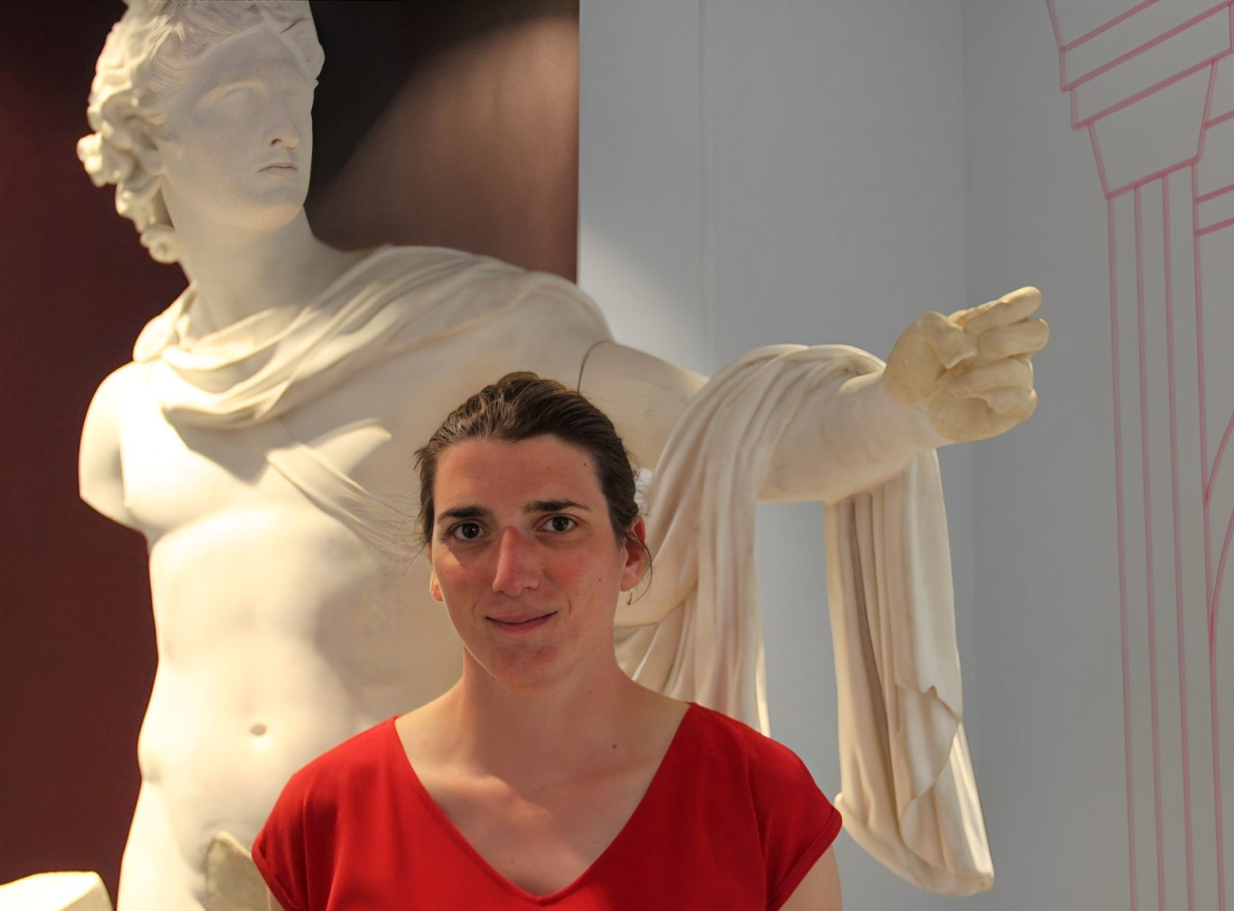 Elise Cousin, responsable du service musées et patrimoine à Caux Seine agglo. (© Aletheia Press / L.Bremont) 