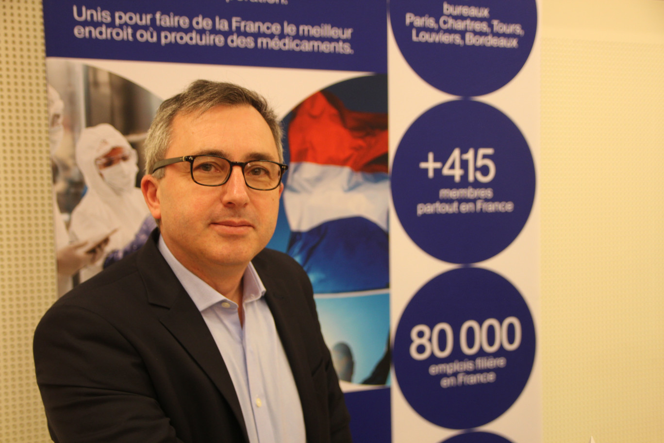 Fabien Riolet, directeur général de Polepharma. (© Aletheia Press / B.Delabre)