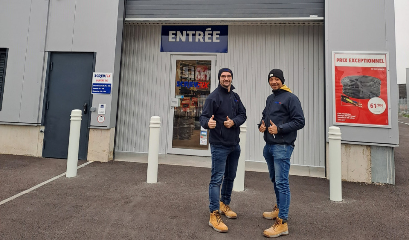A Caudebec-lès-Elbeuf, Screwfix a ouvert un nouveau magasin le 28 octobre dernier. (© Screwfix)