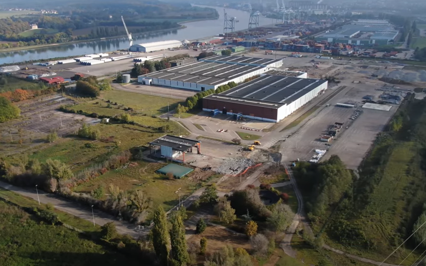 L'ancien site Renault CKD de Moulineaux fait partie des sites sélectionnés. (Capture d'écran vidéo Haropa Port)