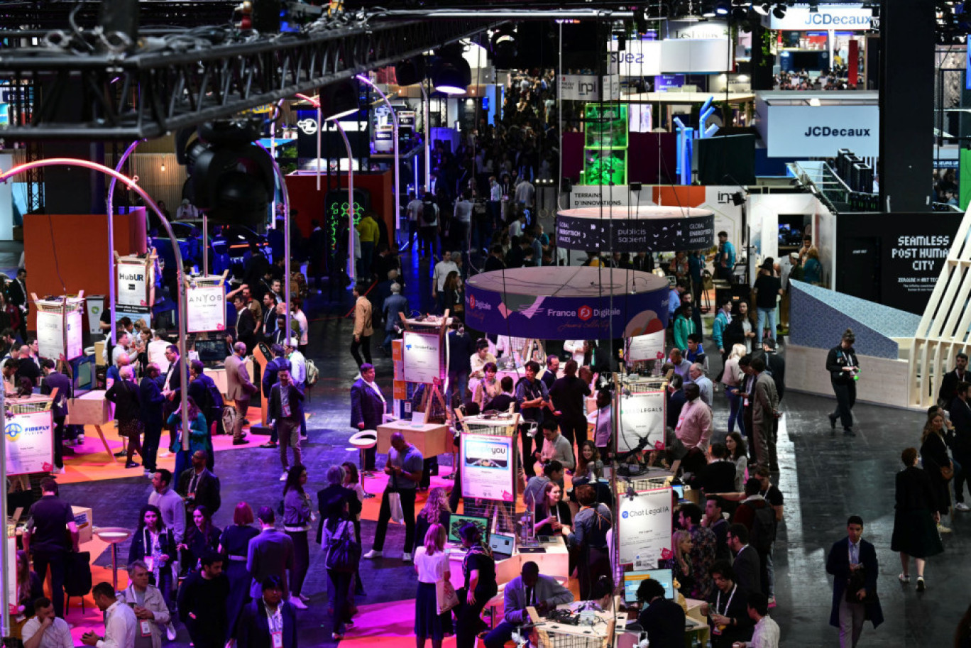 Lors de l'édition 2024, près de 165 000 visiteurs sont venus sur Vivatech. © Miguel Medina-AFP
