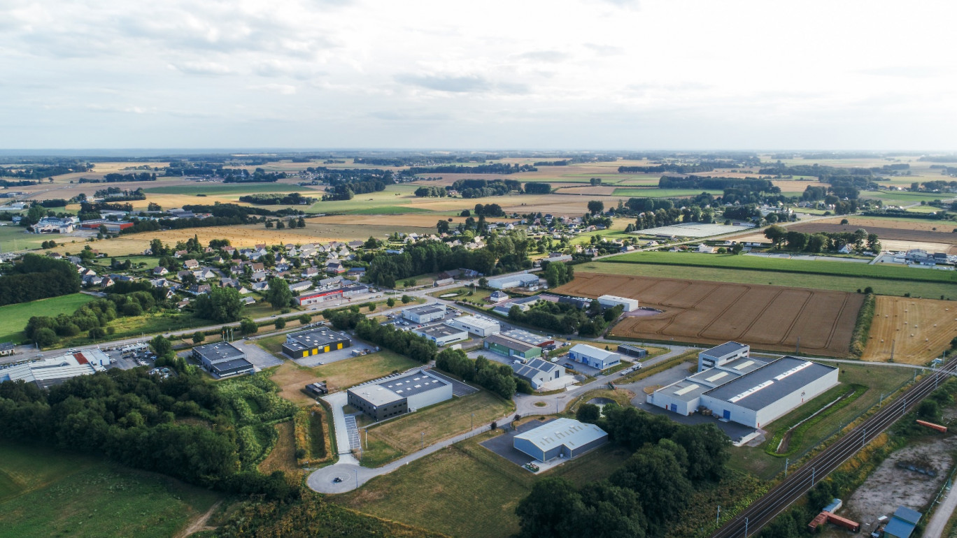© SMA76 Le Parc d’activité de Valliquerville porté par la communauté de communes d’Yvetot Normandie.