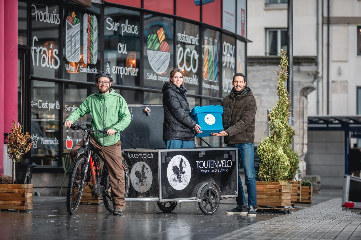 Toutenvélo lance un nouveau service en vélo pour les commerçants rouennais